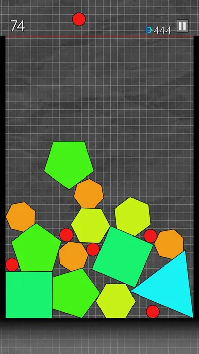 Ảnh chụp màn hình của Shapes! Dropping Game
