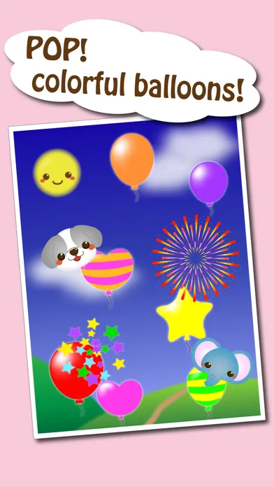 Pop Balloons for Babies! -Free سکرین شاٹس