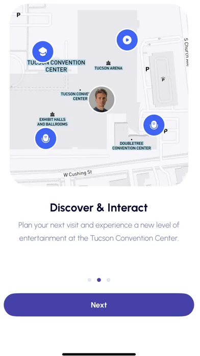 Tucson Convention Center App Screenshots