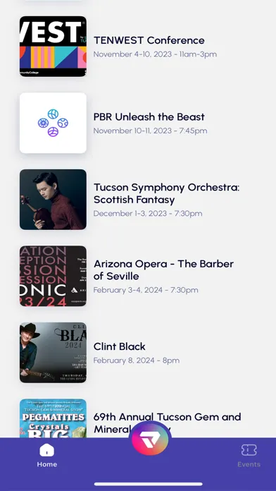 Tucson Convention Center App Screenshots
