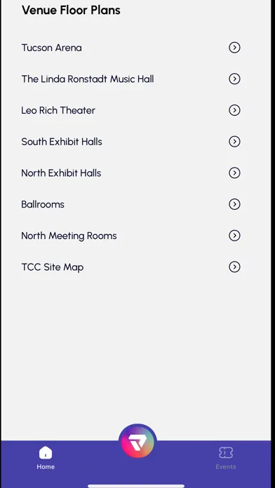 Tucson Convention Center App Screenshots