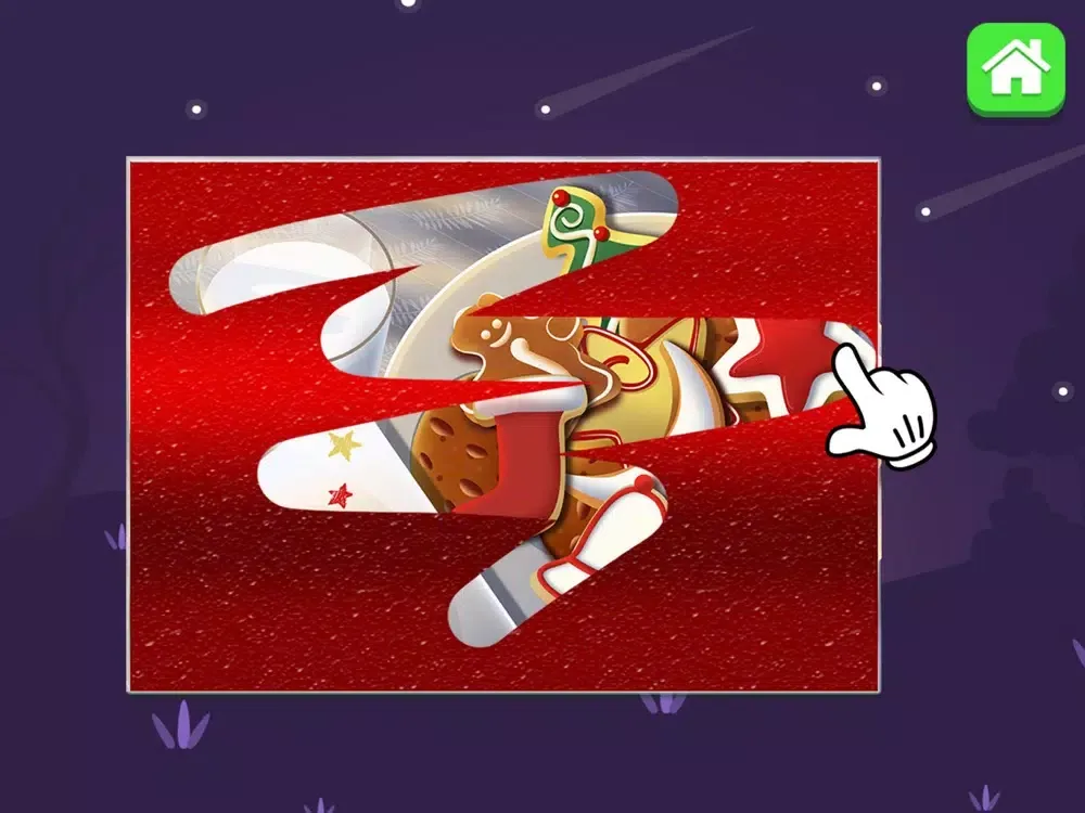 Ảnh chụp màn hình của Christmas Puzzles Mini Games iPad 