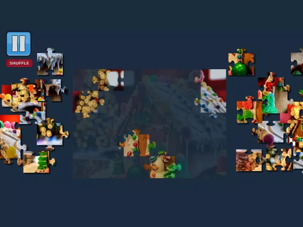Ảnh chụp màn hình của Christmas Puzzles Mini Games iPad 