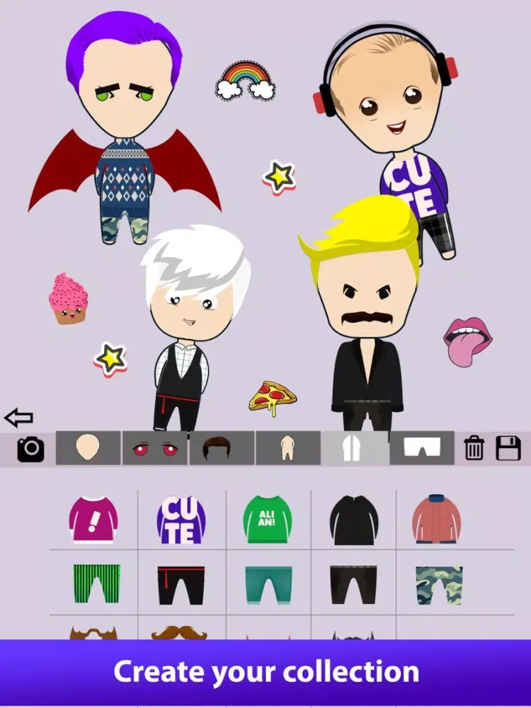 Capturas de tela do Doll Star Dressup iPad 