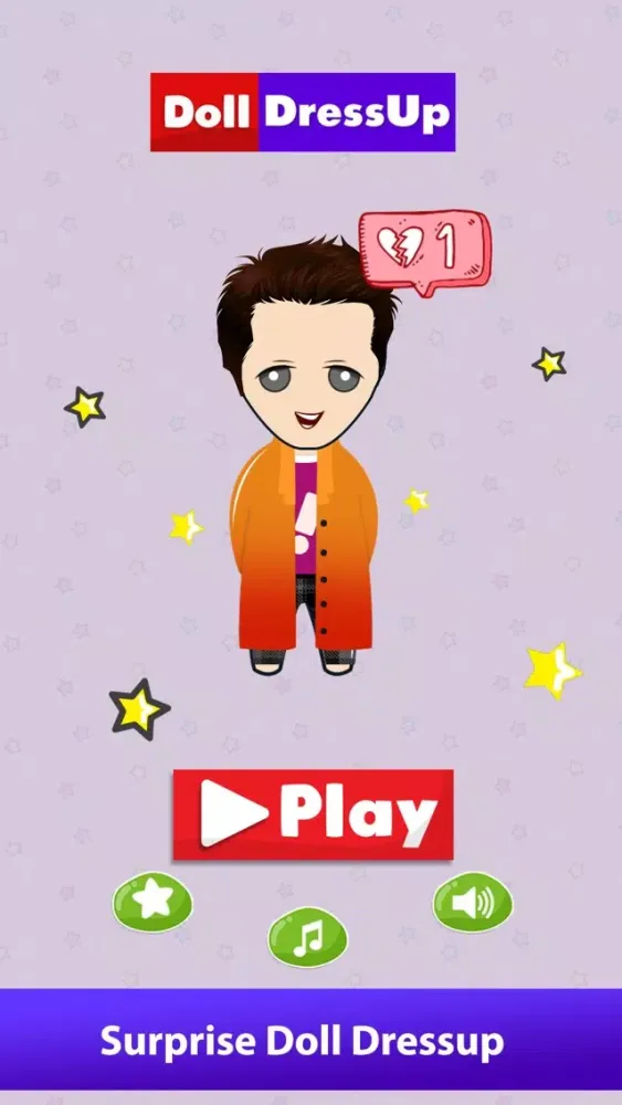 Capturas de tela do Doll Star Dressup
