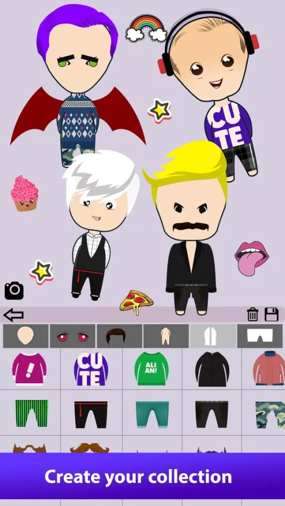 Capturas de tela do Doll Star Dressup