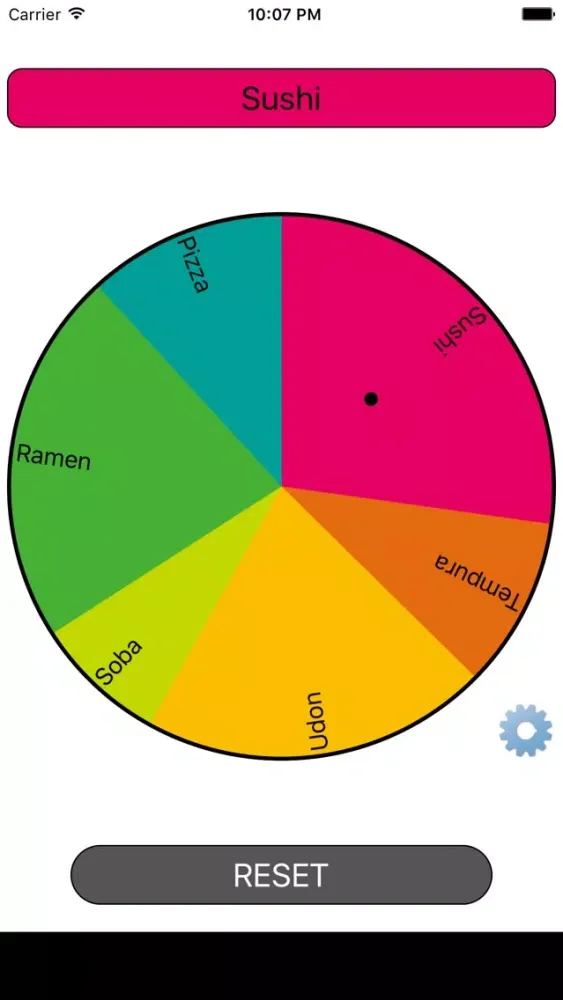 Tangkapan layar DartsRoulette