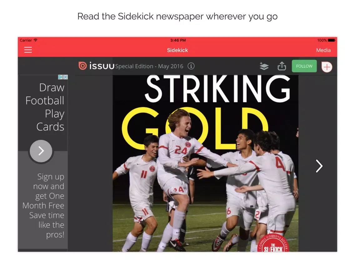 Coppell Student Media: Articles and KCBY iPad  سکرین شاٹس