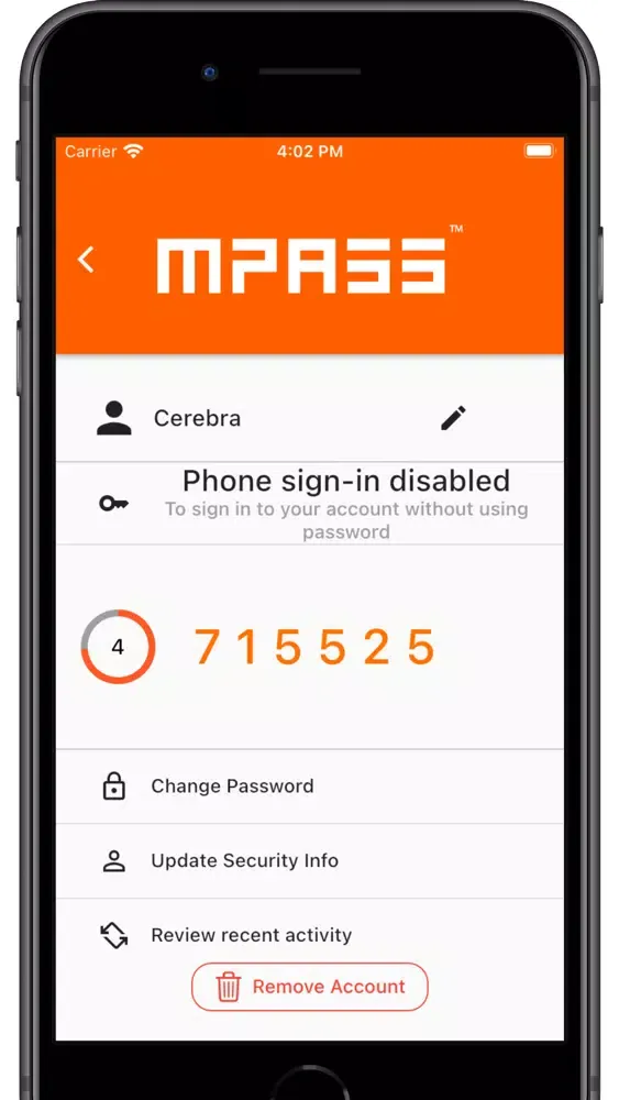 mPass Flutter スクリーンショット