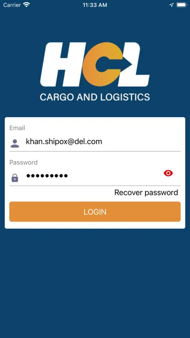 Tangkapan layar HCL Driver