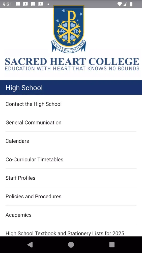 Sacred Heart应用截图