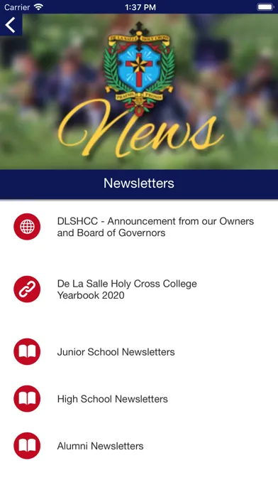 Capturas de pantalla de De La Salle Holy Cross College