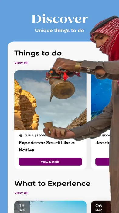 Captures d'écran de Visit Saudi - روح السعودية