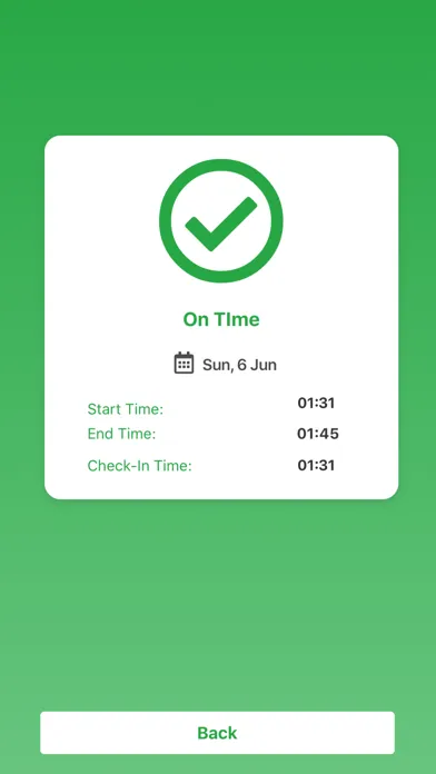 Appointments System - QR code Screenshots