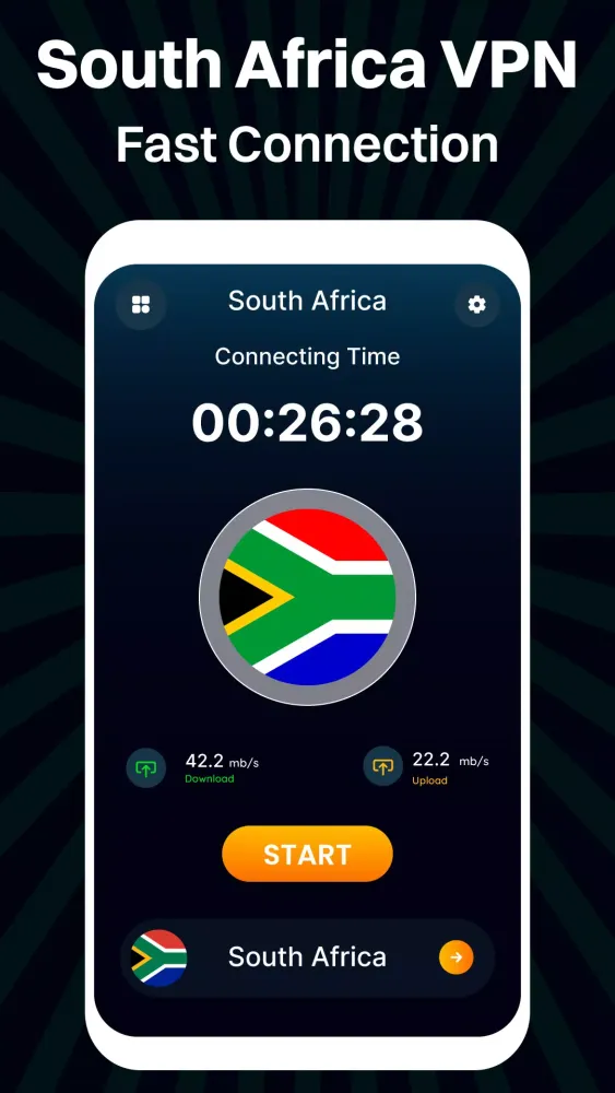 South Africa VPN:Get Africa IP Screenshots
