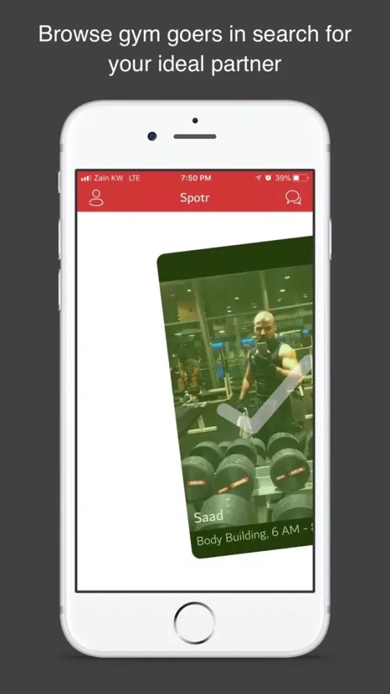 SpoTr - Gym Partner Finder 스크린샷