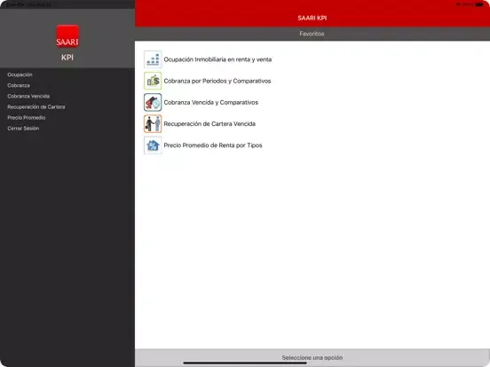 تصاویر SAARI KPI APP iPad 