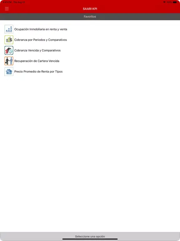 تصاویر SAARI KPI APP iPad 