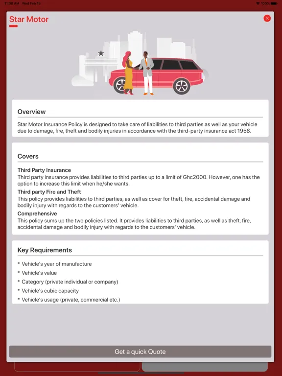 ภาพหน้าจอของ Star Assurance App iPad 