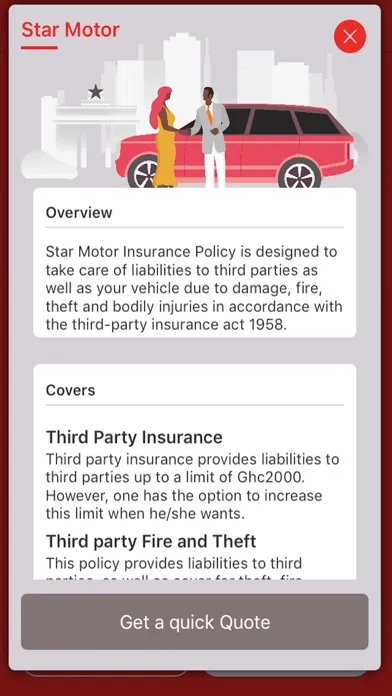 ภาพหน้าจอของ Star Assurance App