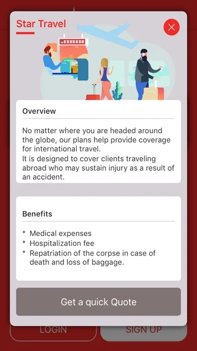 ภาพหน้าจอของ Star Assurance App