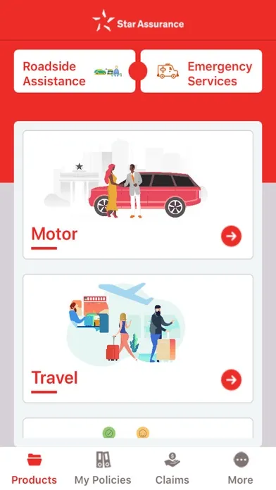 ภาพหน้าจอของ Star Assurance App