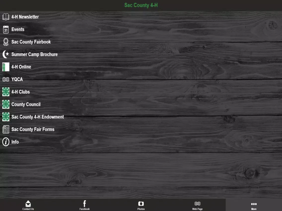 Sac County 4-H iPad  Ekran Görüntüleri