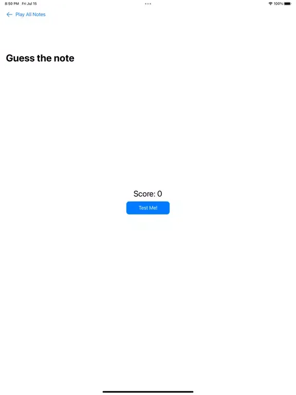 Sachi Musical Notes Trainer iPad  Screenshots