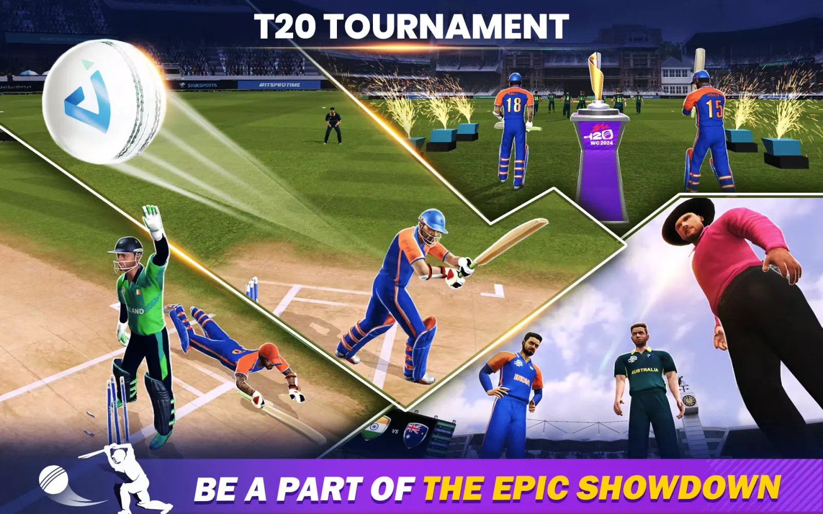 ภาพหน้าจอของ Cricket Game : Sachin Saga Pro
