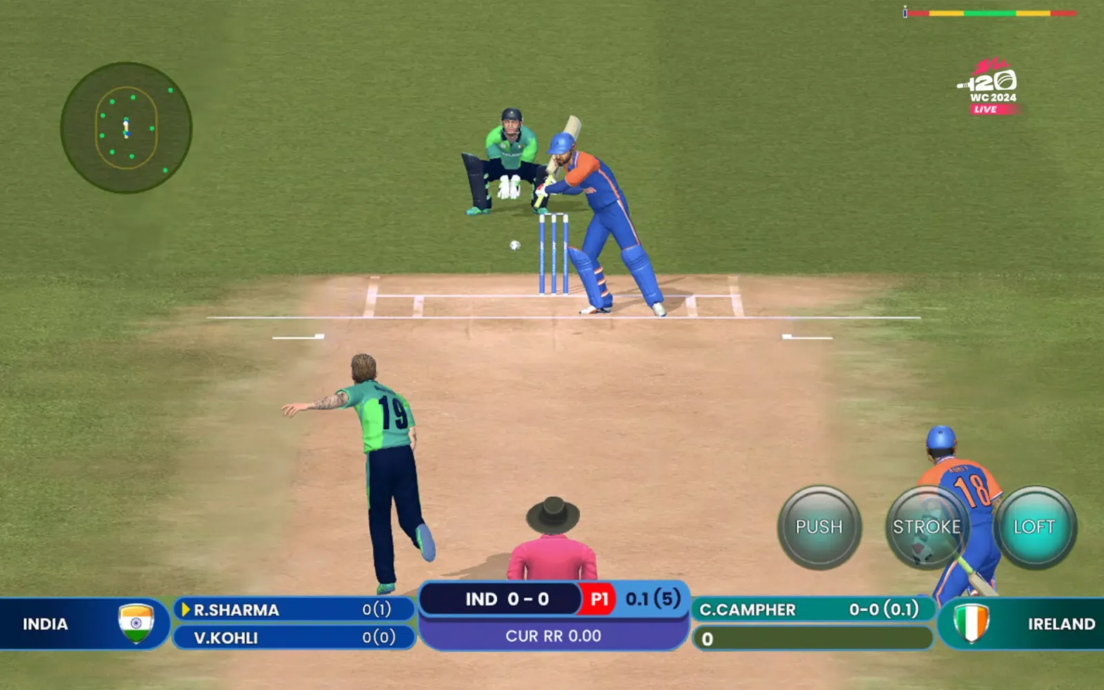 ภาพหน้าจอของ Cricket Game : Sachin Saga Pro