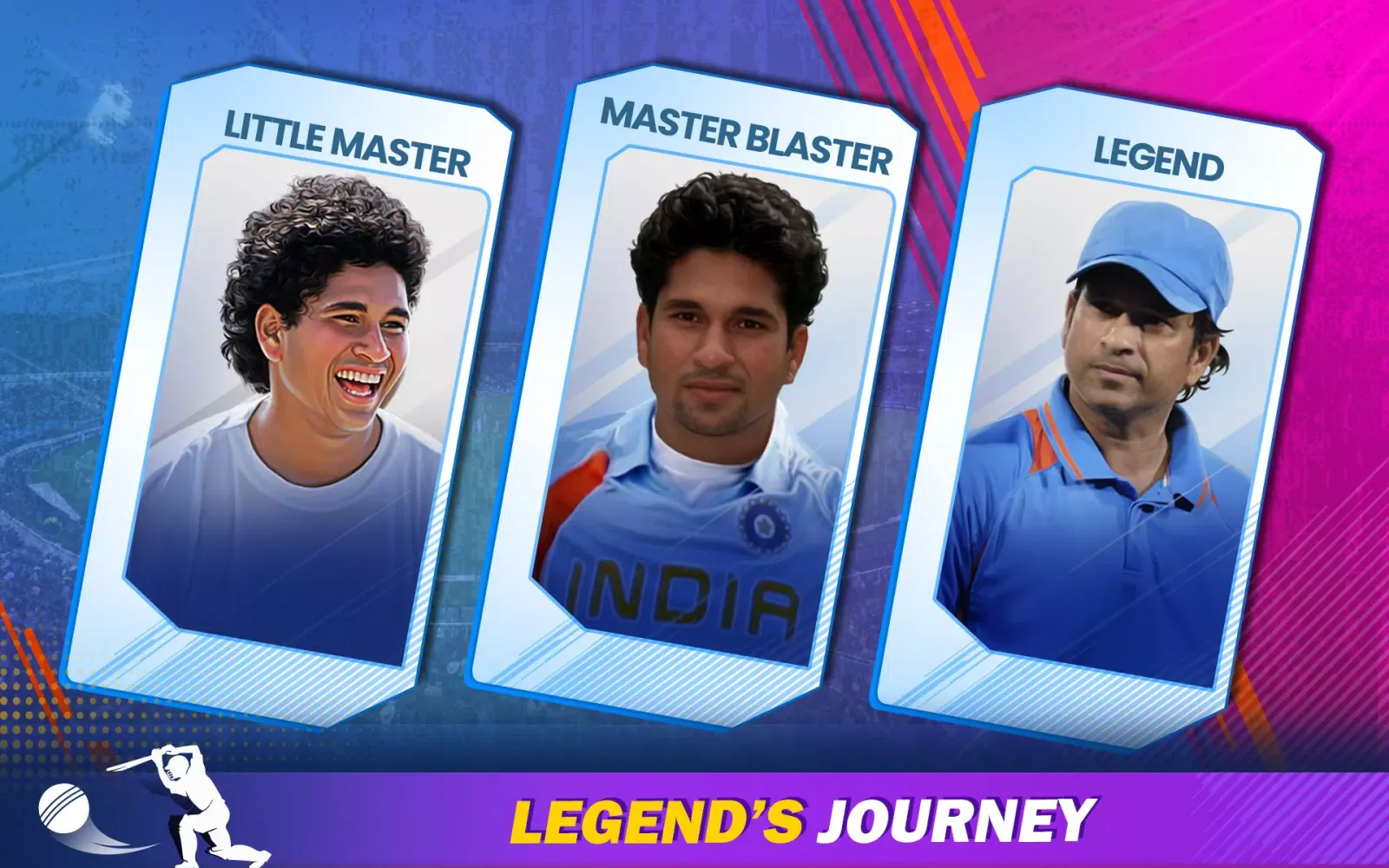 ภาพหน้าจอของ Cricket Game : Sachin Saga Pro