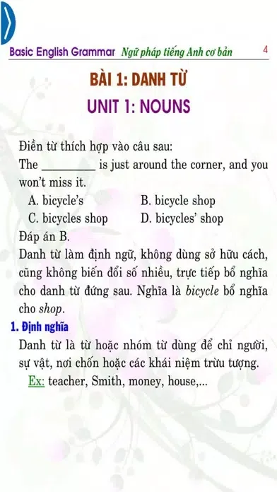 Capturas de pantalla de Ngữ pháp tiếng Anh CB