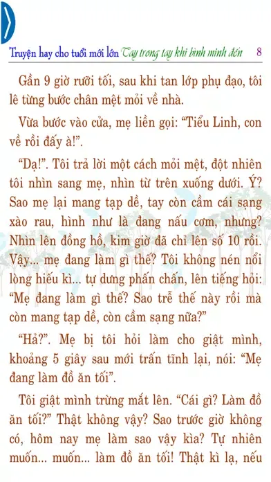 Capturas de tela do Tay trong tay khi bình minh