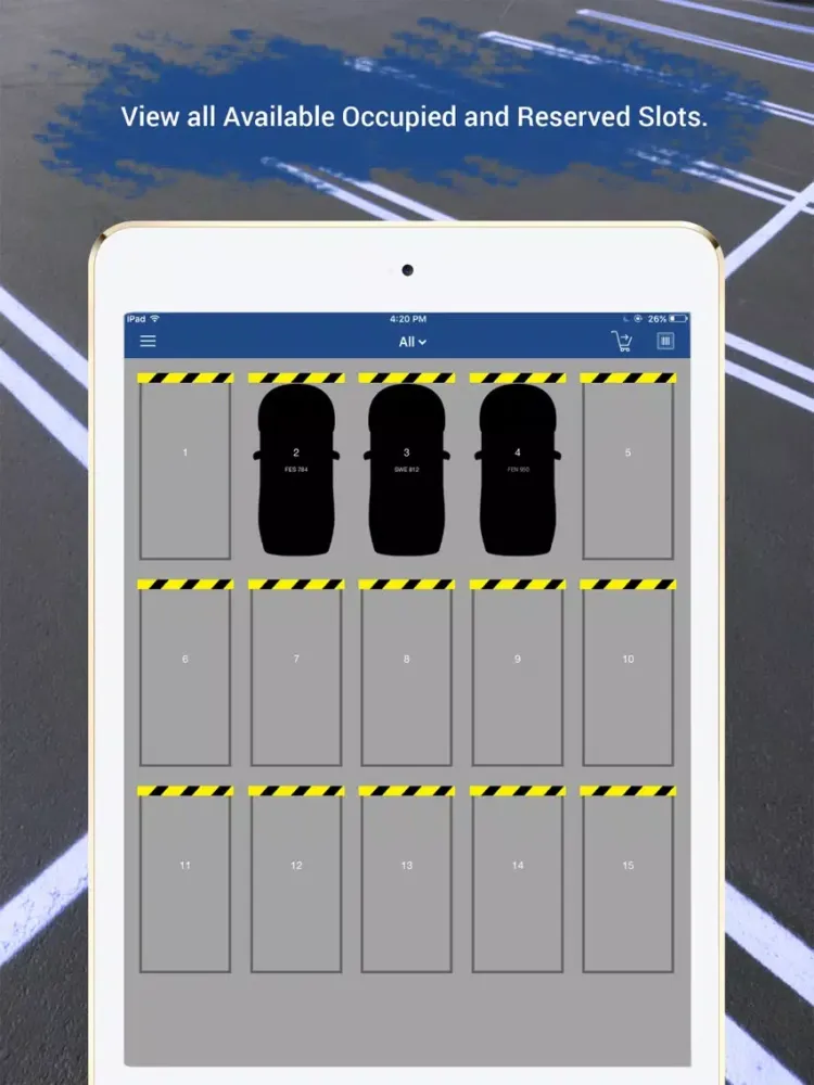 ParkingJ Business iPad  স্ক্রিনশট