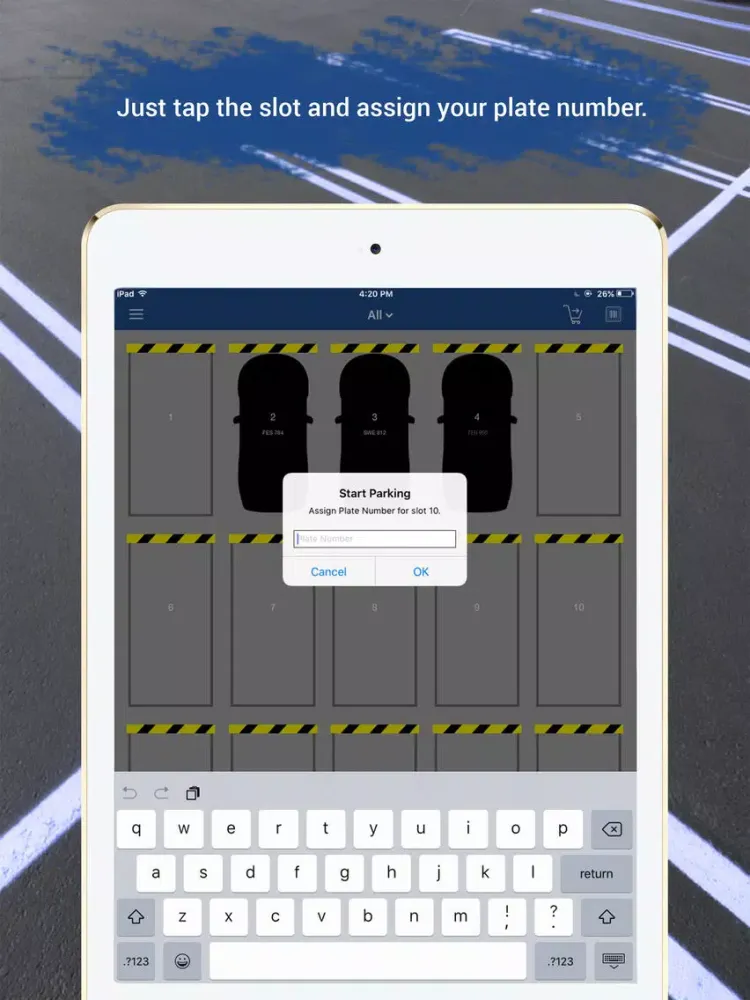 ParkingJ Business iPad  স্ক্রিনশট