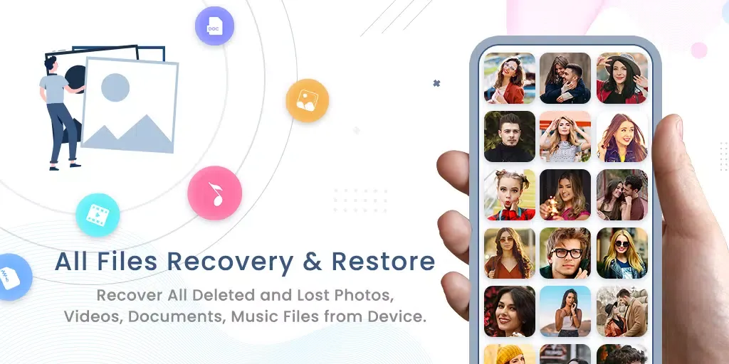 Capturas de tela do All Files Recovery & Restore