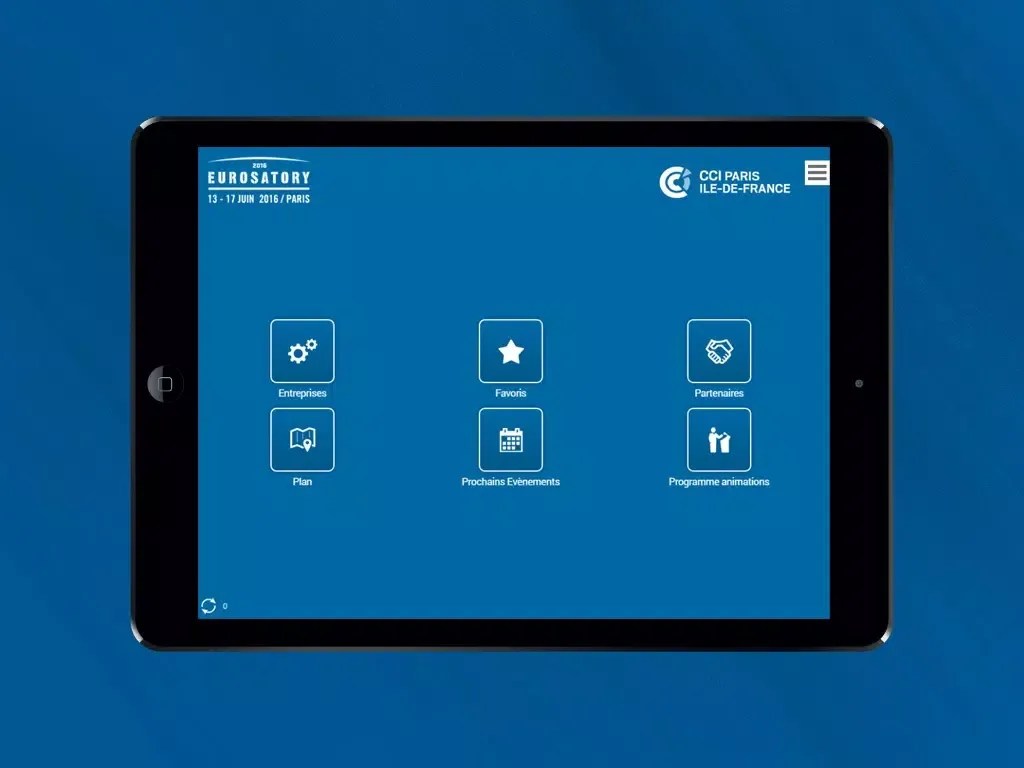 Eurosatory CCI Paris Ile de France iPad 应用截图