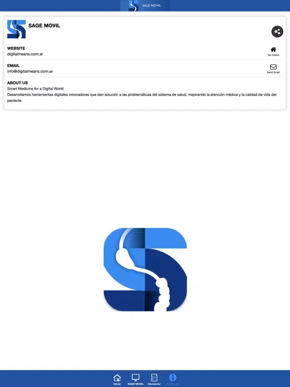 Скриншоты SAGE MOVIL iPad 