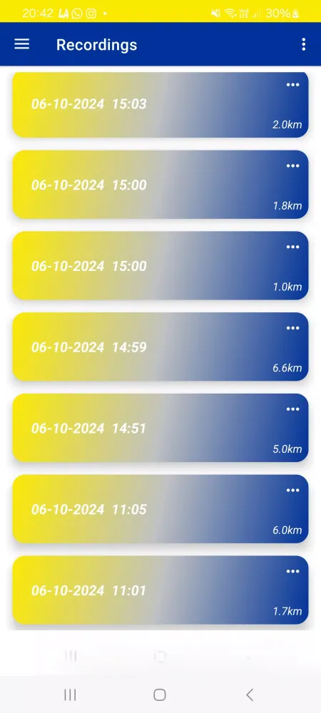 Lean Angle Screenshots