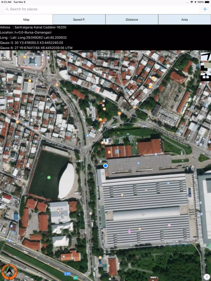 Captures d'écran de GPS GEO iPad 