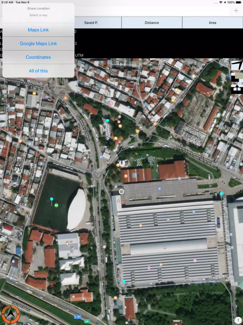 Captures d'écran de GPS GEO iPad 