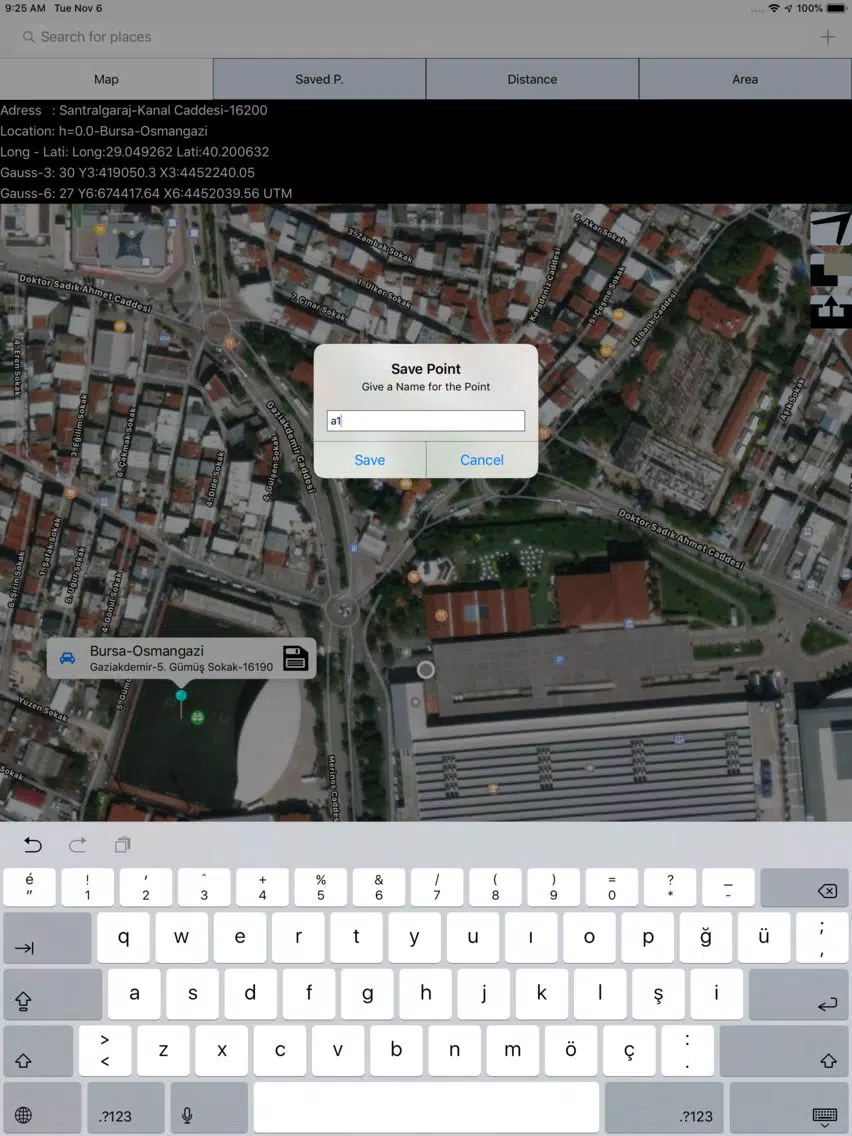 Captures d'écran de GPS GEO iPad 