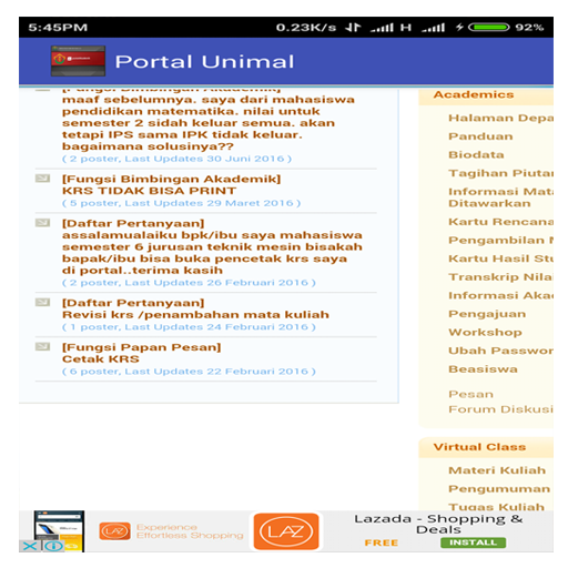 Portal Unimal icon