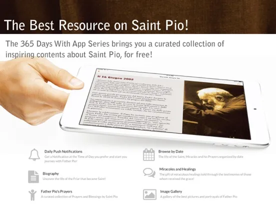 365 Days With Saint Pio iPad 应用截图