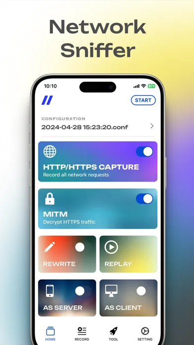 Network Sniffer Screenshots
