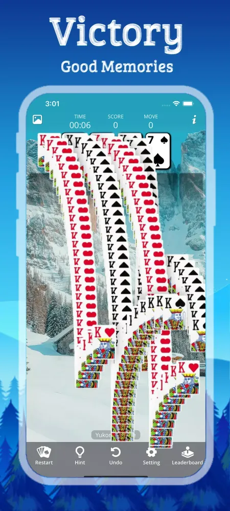 Скриншоты Yukon Solitaire