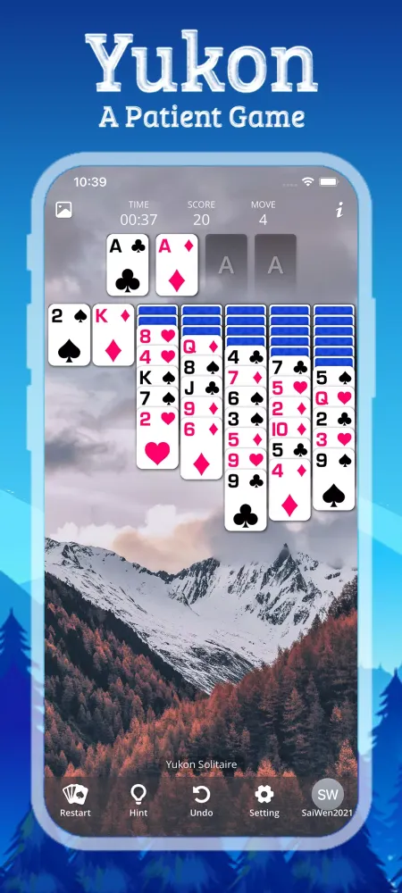 Скриншоты Yukon Solitaire