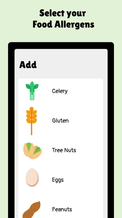 Food Allergy Card スクリーンショット