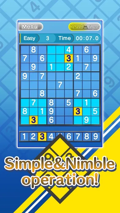 Basic NumberPlace Blue سکرین شاٹس