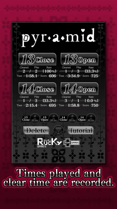 Tangkapan skrin Pyramid (solitaire)